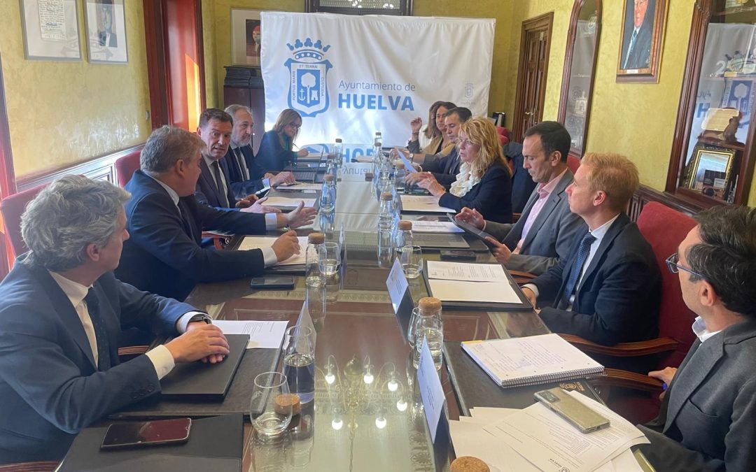 El Puerto de Huelva y el Ayuntamiento de la ciudad avanzan en los grandes proyectos de transformación urbanística conjuntos