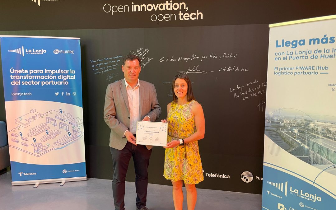 La Lonja de la Innovación del Puerto de Huelva se posiciona en la élite tecnológica global alcanzando la categoría FIWARE iHub Premium