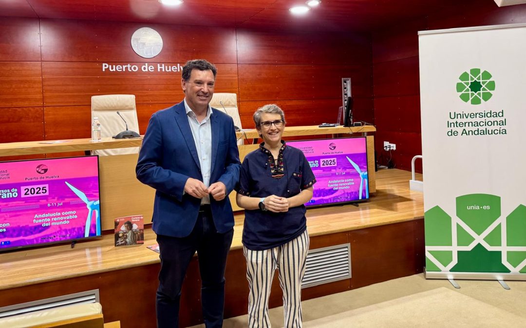 El Puerto de Huelva colabora en el curso de verano de la UNIA sobre ‘La energía renovable como fuente de avance en Andalucía