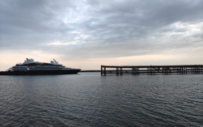 El Puerto de Huelva recibe por primera vez la llegada del crucero Le Champlain