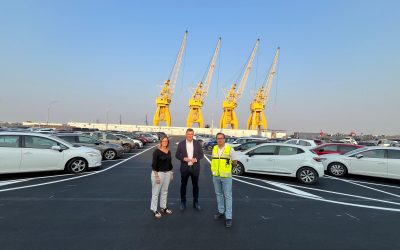 El Puerto de Huelva pone a punto las 310 plazas de aparcamientos situadas junto al Muelle de la Compañía Rio Tinto